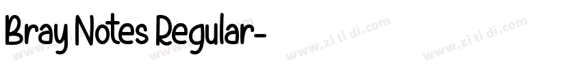 Bray Notes Regular字体转换